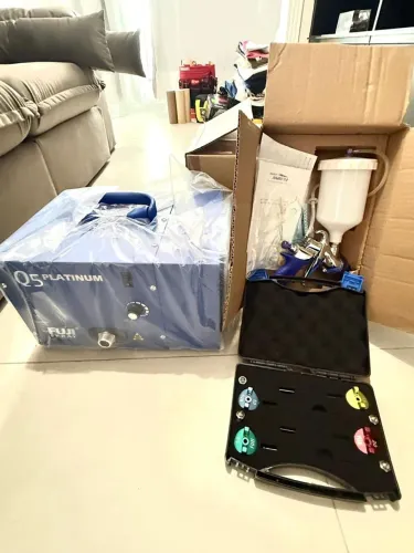 Fuji Spray Q5 Platinum HVLP Profissional NOVA + Kit Completo