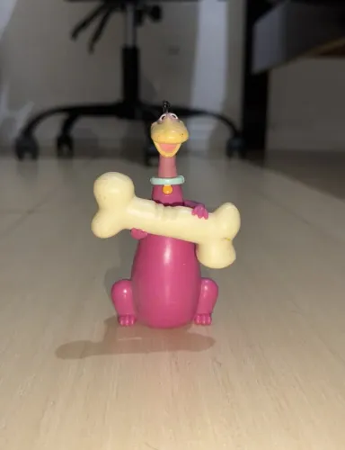 boneco do Dinossauro Flintstones, colecionável McDonald's de 2008