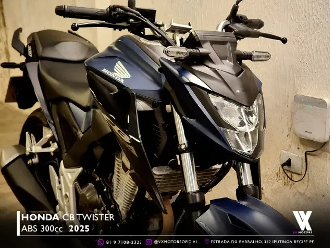 Honda Twister CB 300f ABS | 2025 | 3Mil Km | Garantia de Fábrica 