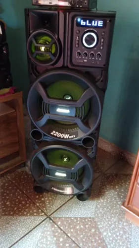 Caixa de som amvox zerada à venda