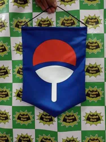 Bandeira Clã Uchiha - NerdDog Store - Naruto Shippuden Sasuke Itachi Madara Uzumaki Obito