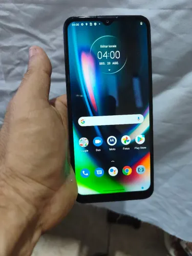 ?Smartphone Moto G9 Play 64GB Azul - Funcionando Tudo 100%!