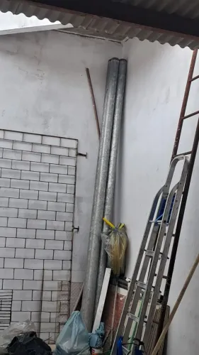 Vendo 4 tubos galvanizado de 3" <br>3 metros de comprimento