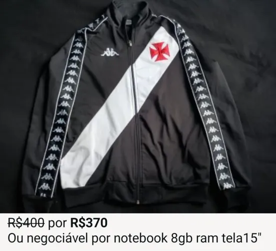 Jaqueta Vasco da Gama, original.