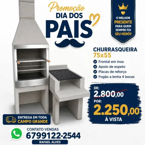 Churrasqueira pré moldada