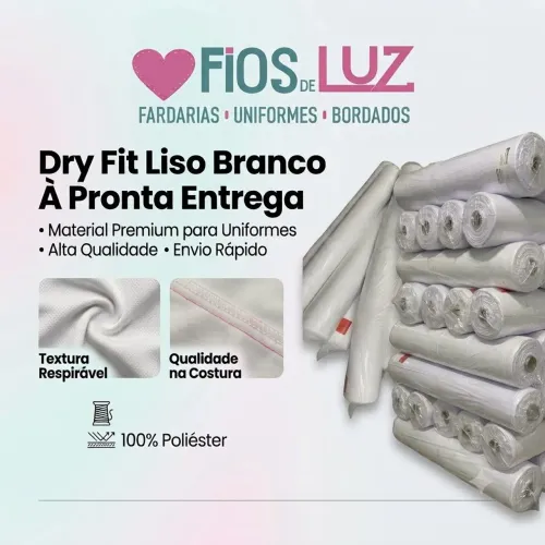 Tecido Dry Fit Liso Kg