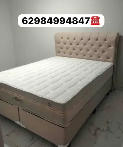 Cama Queen colchão e base