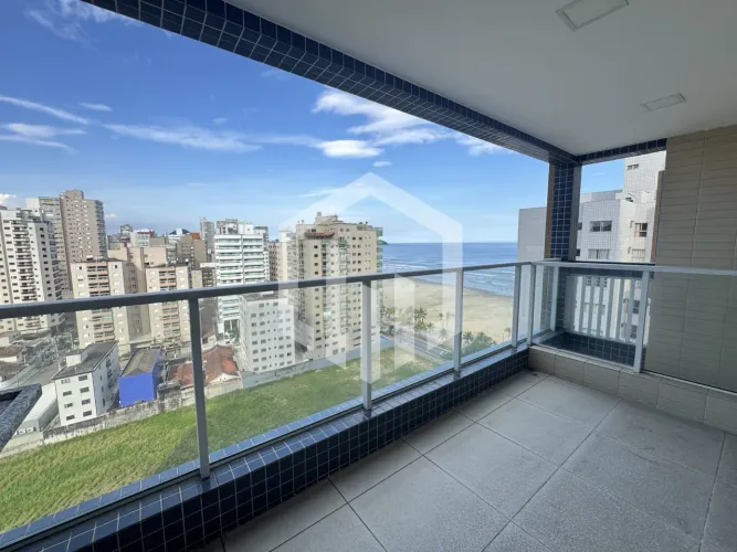 Apartamento de 2 suítes, varanda gourmet e piscina na Aviação, Praia Grande, SP