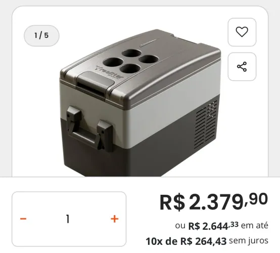Geladeira para caminhão