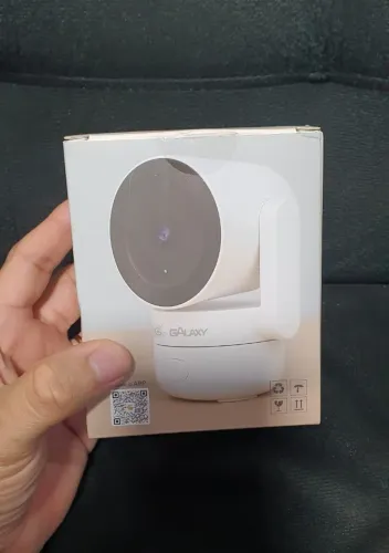 Câmera Galaxy Wi-fi Smart 3mp 2k Hd com Rotação 355° Graus 