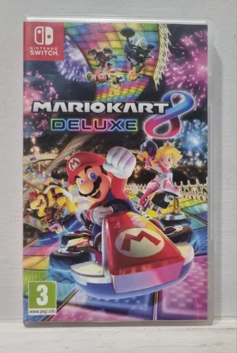 Mario Kart 8 Deluxe Nintendo Switch Original Mídia Física com Caixa