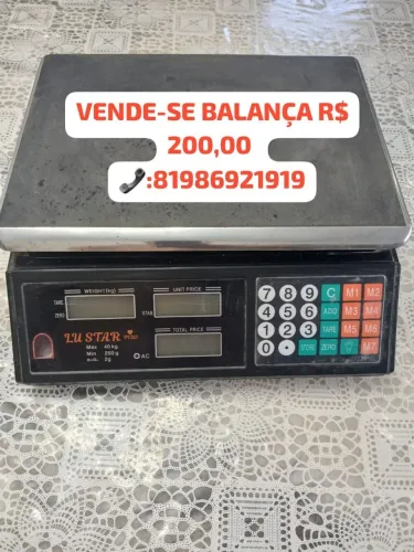 Balança digital comercial 40kg $199