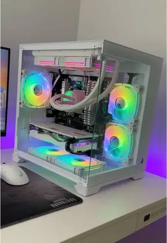 PC Gamer i7 12700kf 32Gb de memória 3600Mhz 1Tb SSD Radeon 6600 8Gb branco novíssimo 