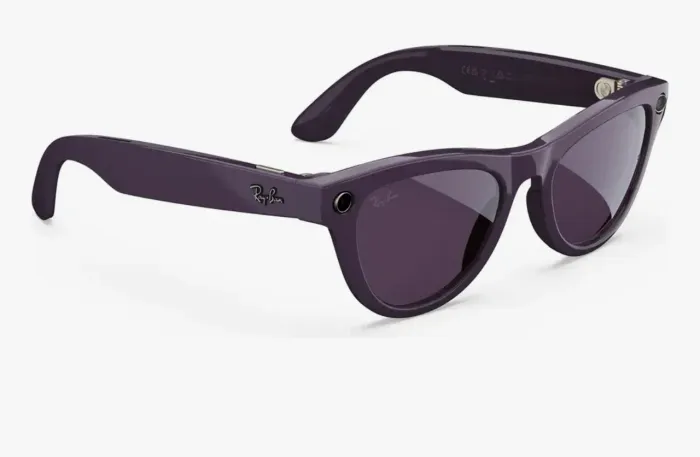 Ray-ban Meta Skyler Gen 2 Shiny Mystic violet L transitions Amethyst. Quase nunca usado