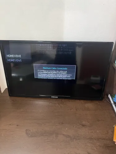 Tv Samsung 32 com imagem esquisita