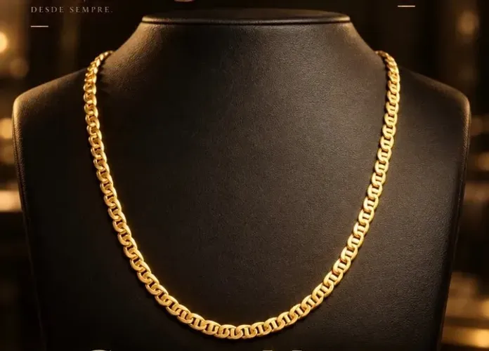 Corrente Mariner em Ouro 18k 750