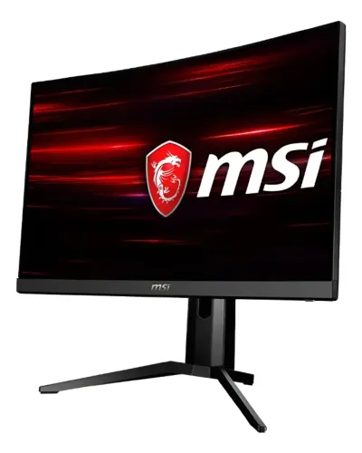 Monitor Gamer Curvo Msi Optix Mag241mvc 24'' Full Hd Preto 127/220v