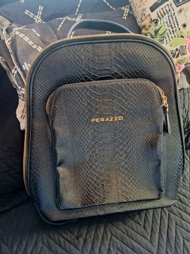 Mochila Feminina Perazzo Couro