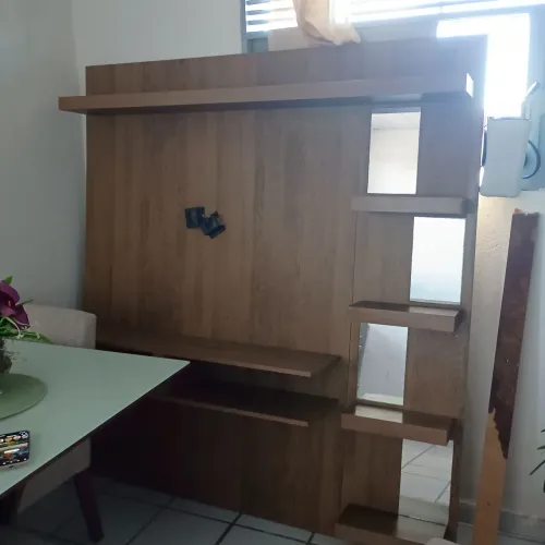 Painel de sala madeira tv até 42 polegadas 