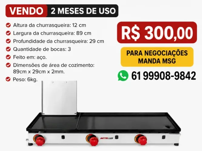 Chapa a gás