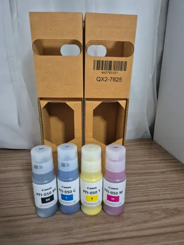 Tinta PFI-050 Original - kit com 4 cores