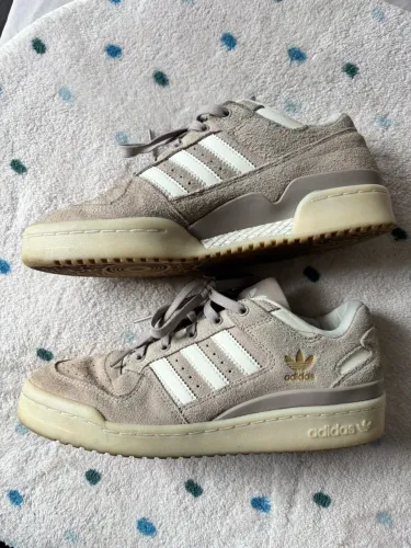 Adidas Forum Law - camurça bege/off white