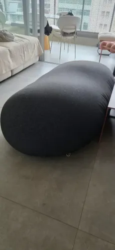 Puff Sofá Ergo FOM - Preto