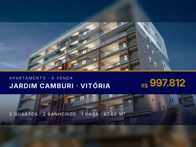 Não perca: apartamento com suíte e lazer em Jardim Camburi!