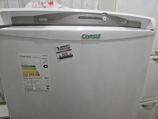 Geladeira e lavadora brastemp