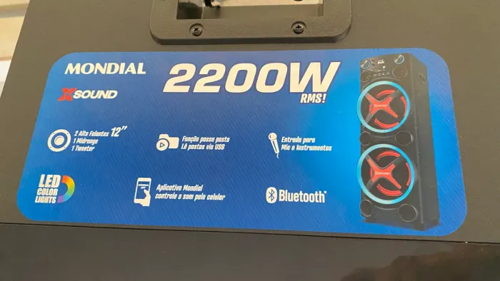 Vendo torre de som Tower Speaker Mondial semi nova 