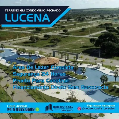 Terreno em Lucena, em Condomínio Fechado