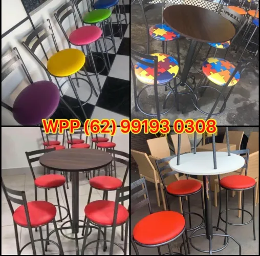 Banquetas banquetas mesa bistrô banquetas encosto arco e corte de fibra