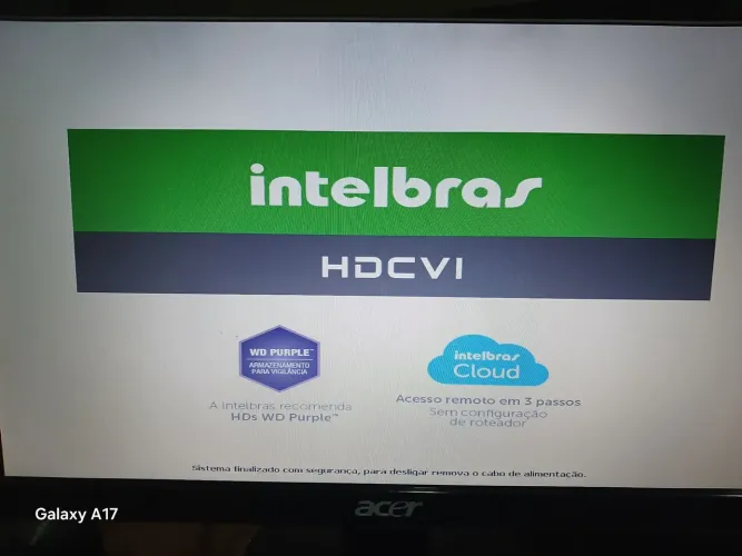 DVR Intelbras 16 canais com HD purple 1tera