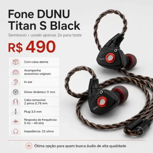 Fone DUNU Titan S Black