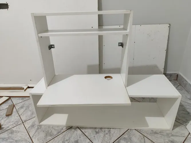 Suporte para microondas e nicho em MDF