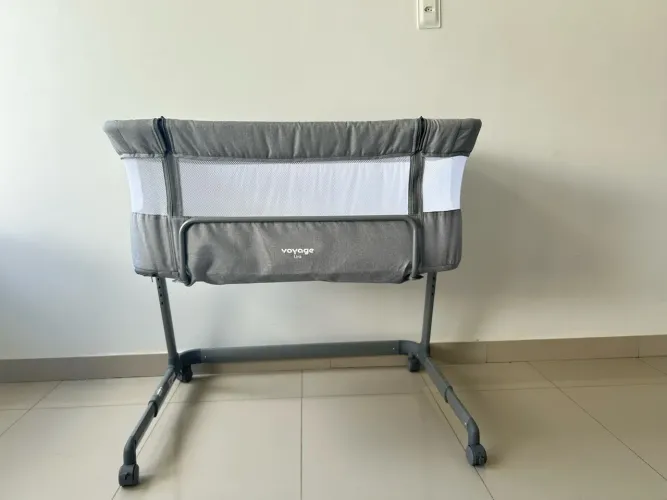 Berço Co-bed Link Voyage - Cinza Mescla