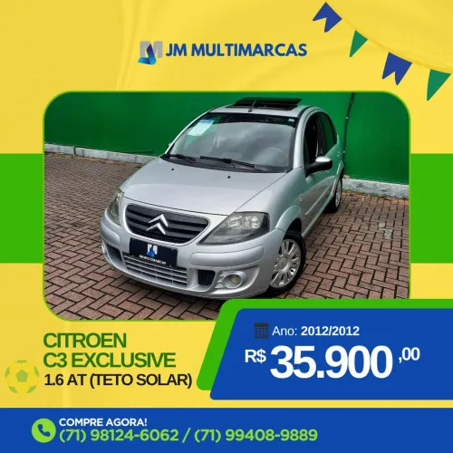 Citroen C3 Excl./excl.solar./sonora 1.6 Flex AUT 2012