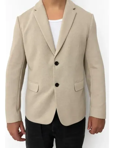 Blazer Masculino Zara Bege Tamanho XL / GG (Usado)