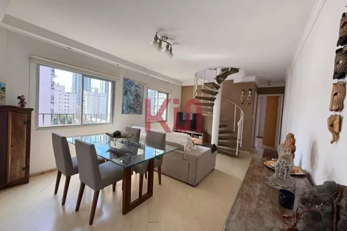 Cobertura de 2 quartos na Vila Nair, São Paulo-SP: 1 suíte, 2 banheiros, 1 vaga, 100m². Co