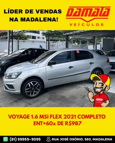 Volkswagen Voyage 1.6 MSI Flex 8V 4P 2021