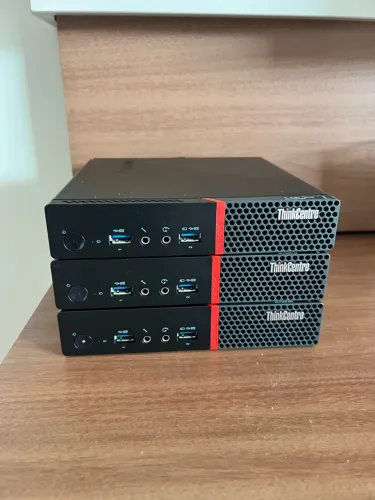 3 mini PCs Lenovo i7 6700T 8GB SSD 120GB