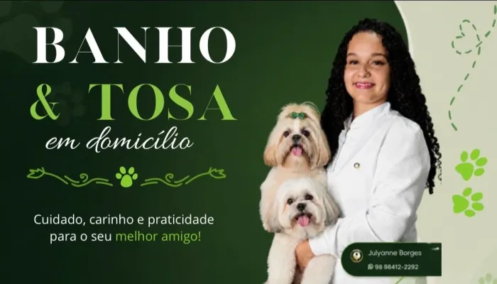 Banho e tosa em domicílio 