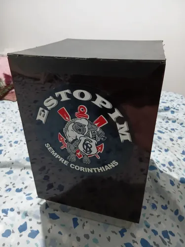 Luminária da Estopim Torcida do Corinthians basta emendar em um cabo p/ funcionar Rara