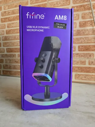 NOVO Microfone Fifine AM8 Preto