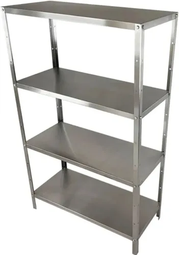Estantes de aço inox