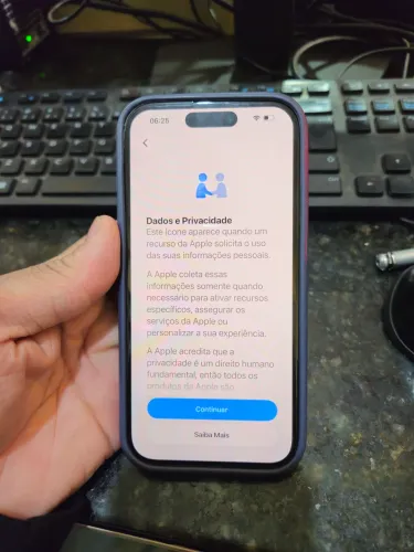 iPhone 15 128GB Preto Fosco - Excelente Estado