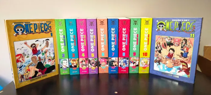 One Piece 3 em 1 de 1 a 11!
