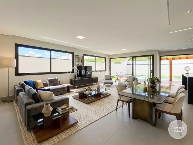 Casa Moderna com Piscina no Condomínio Bella Campinas - Exclusividade e Conforto em Locali