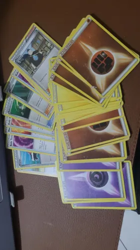 Cartas treinador 10 cartas e de energia 21
