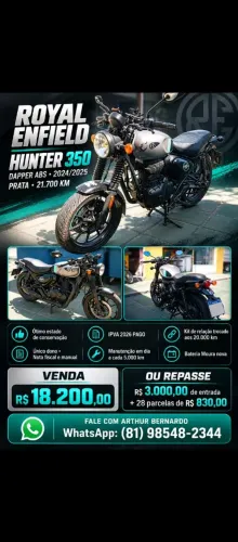 Royal enfield Hunter 350 Dapper ABS